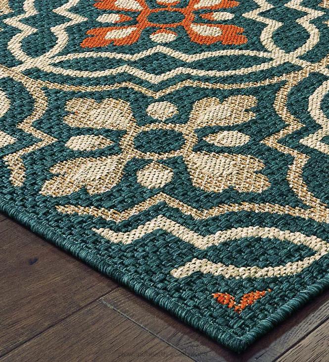 Houseware Plow & Hearth Cambridge Tilework Indoor/Outdoor Rug NFLB1358