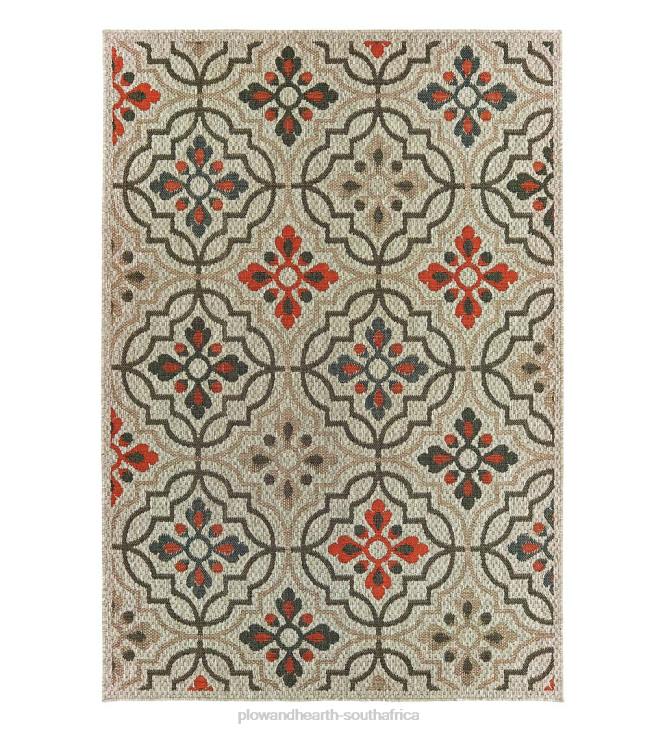 Houseware Plow & Hearth Cambridge Tilework Indoor/Outdoor Rug NFLB1358