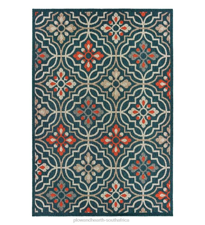 Houseware Plow & Hearth Cambridge Tilework Indoor/Outdoor Rug NFLB1358
