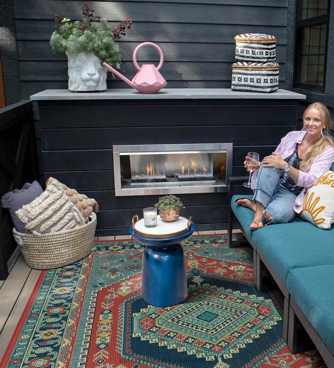 Houseware Plow & Hearth Indoor/Outdoor Big Top Pensacola Rug NFLB1456