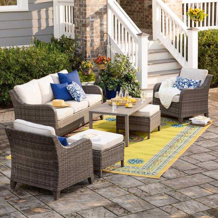 Houseware Plow & Hearth Indoor/Outdoor Big Top Tallahassee Rug NFLB1406