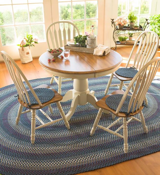 Houseware Plow & Hearth Indoor/Outdoor Braided Polypro Roanoke Rug, Made In USA NFLB1281