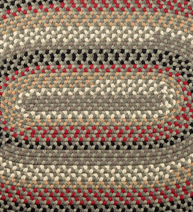 Houseware Plow & Hearth Indoor/Outdoor Braided Polypro Roanoke Rug, Made In USA NFLB1281