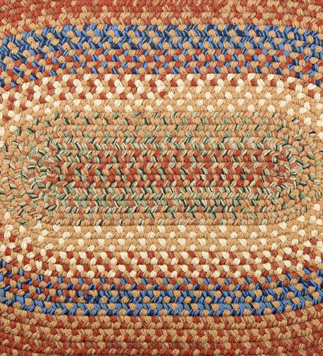 Houseware Plow & Hearth Indoor/Outdoor Braided Polypro Roanoke Rug, Made In USA NFLB1281