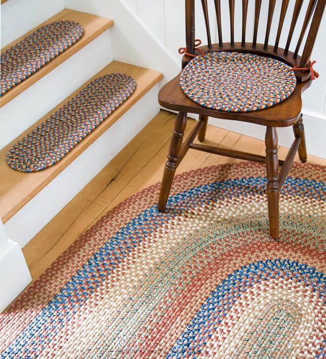 Houseware Plow & Hearth Indoor/Outdoor Braided Polypro Roanoke Rug, Made In USA NFLB1281