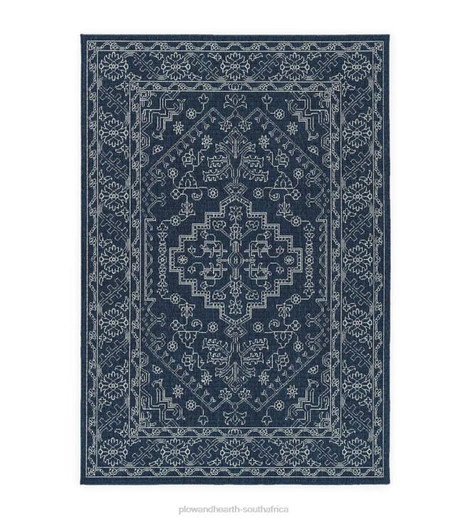 Houseware Plow & Hearth Indoor/Outdoor Brunswick Damask Polypropylene Rug NFLB1396