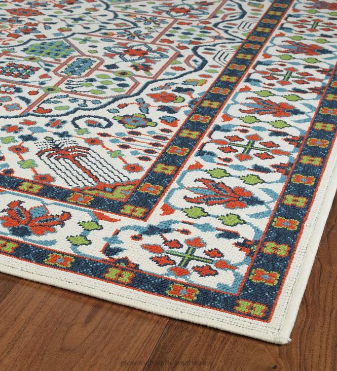 Houseware Plow & Hearth Indoor/Outdoor Brunswick Tapestry Polypropylene Rug NFLB1375