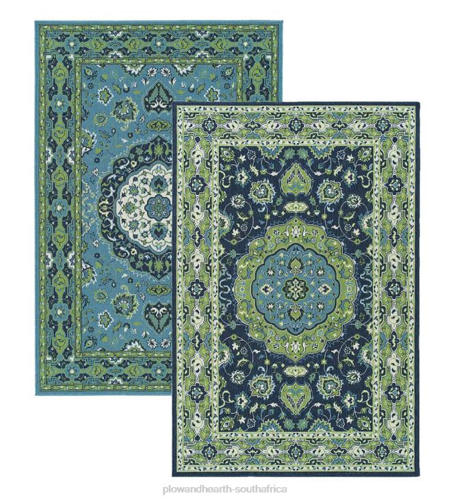 Houseware Plow & Hearth Indoor/Outdoor Brunswick Wreath Polypropylene Rug NFLB1395