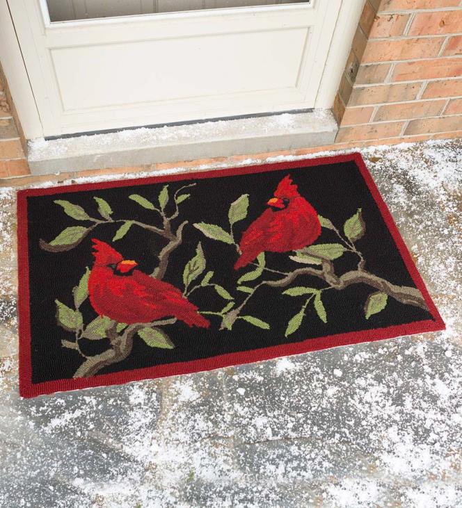 Houseware Plow & Hearth Indoor/Outdoor Cardinal Accent Rug NFLB1283