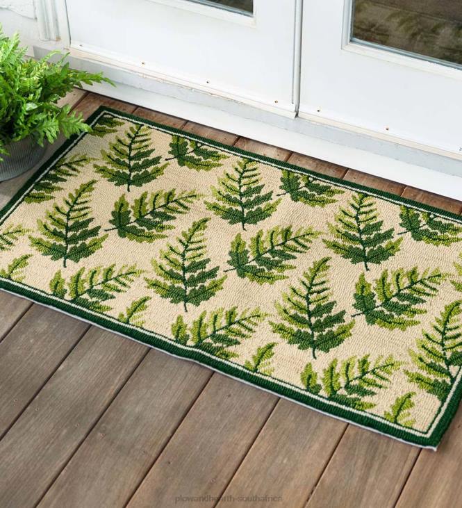 Houseware Plow & Hearth Indoor/Outdoor Fern Hooked Accent Rug NFLB1348