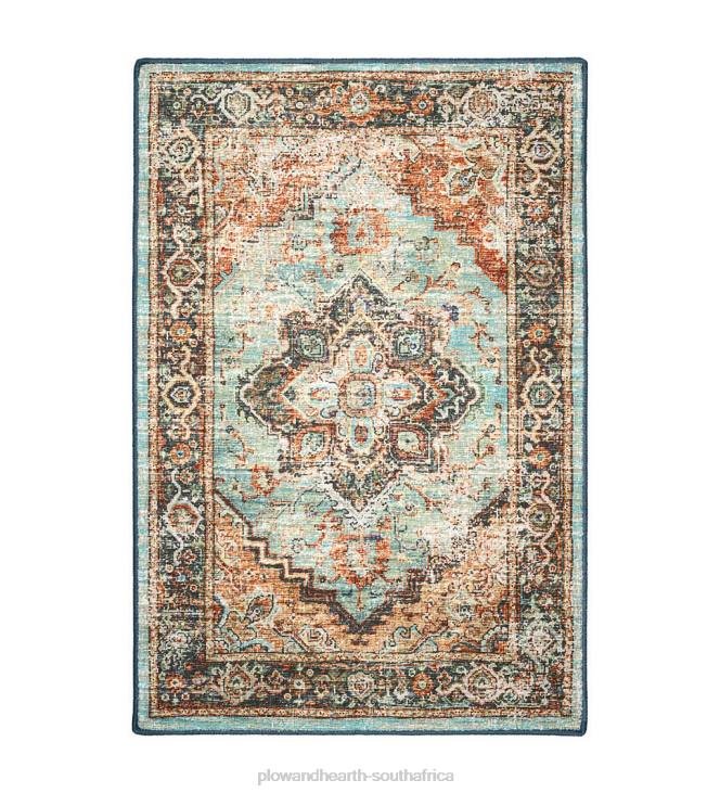 Houseware Plow & Hearth Indoor/Outdoor Graves Mill Medallion Rug NFLB1318