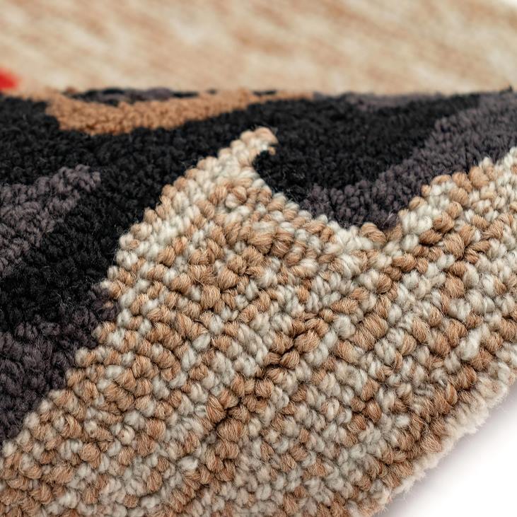 Houseware Plow & Hearth Indoor/Outdoor Hand-Hooked Christmas Dachshunds Accent Rug NFLB1338