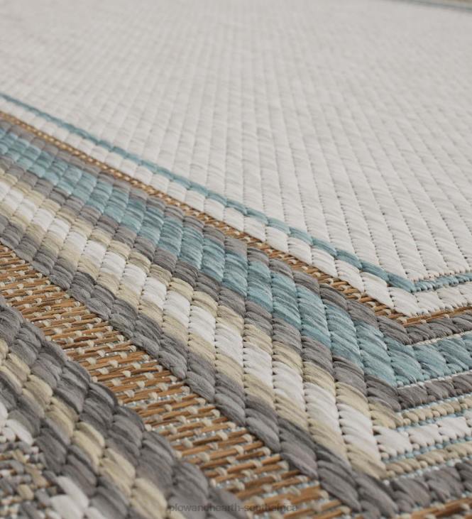 Houseware Plow & Hearth Indoor/Outdoor La Grange Border Polypropylene Rug NFLB1354