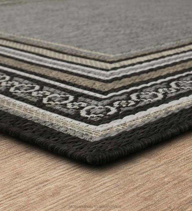 Houseware Plow & Hearth Indoor/Outdoor La Grange Border Polypropylene Rug NFLB1354