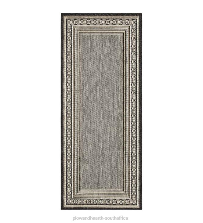 Houseware Plow & Hearth Indoor/Outdoor La Grange Border Polypropylene Rug NFLB1354