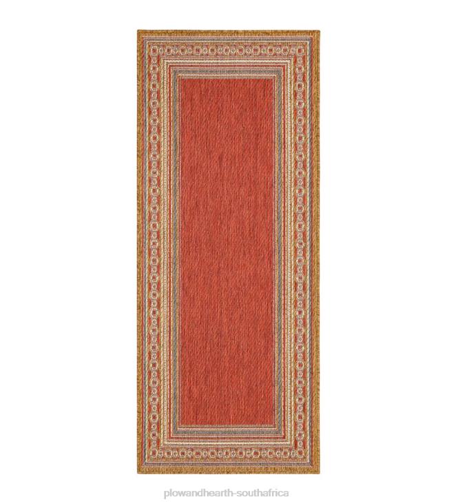 Houseware Plow & Hearth Indoor/Outdoor La Grange Border Polypropylene Rug NFLB1354