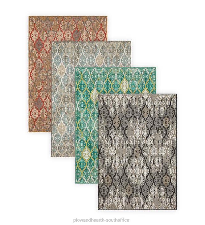 Houseware Plow & Hearth Indoor/Outdoor La Grange Ikat Polypropylene Rug NFLB1342