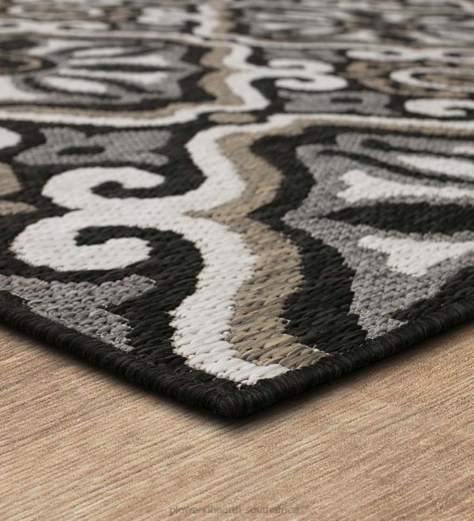 Houseware Plow & Hearth Indoor/Outdoor La Grange Tile Polypropylene Rug NFLB1308