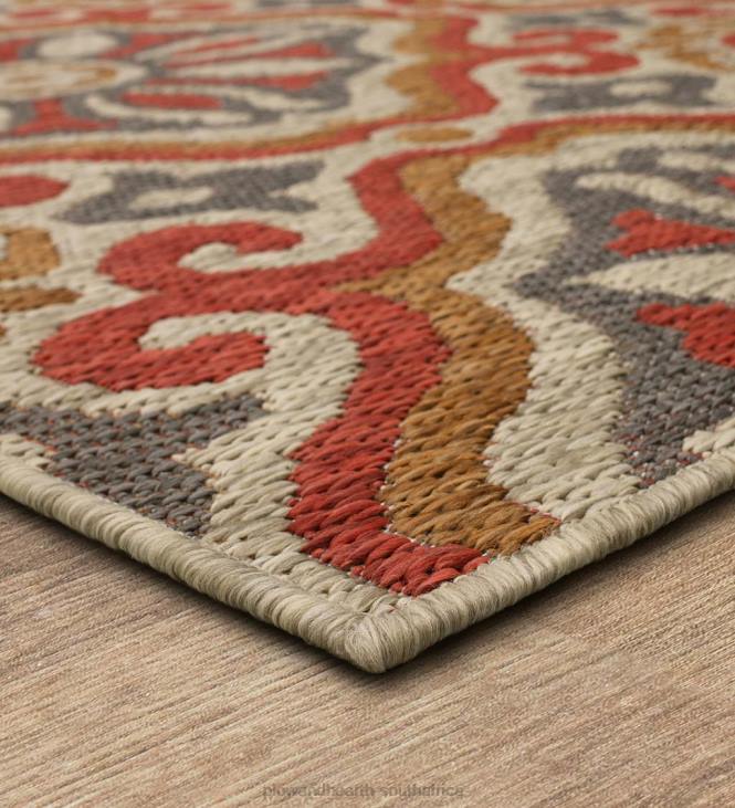 Houseware Plow & Hearth Indoor/Outdoor La Grange Tile Polypropylene Rug NFLB1308