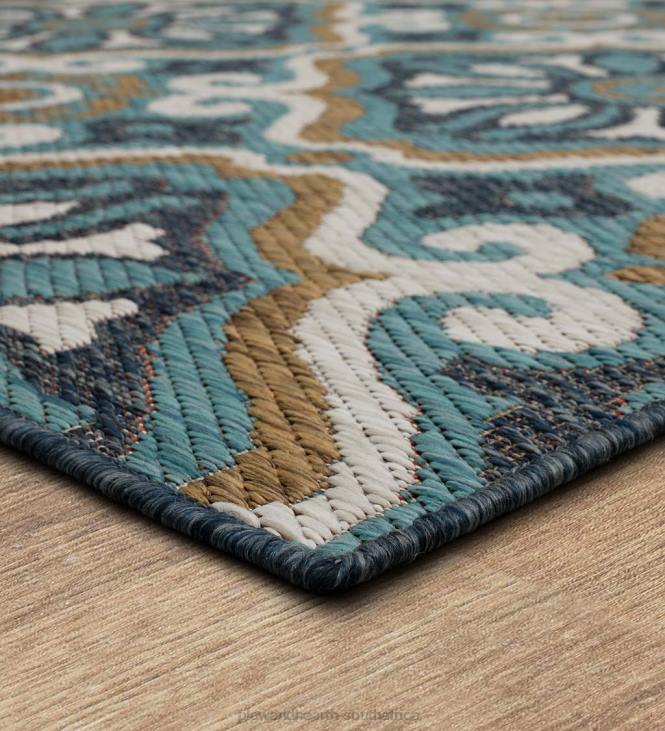 Houseware Plow & Hearth Indoor/Outdoor La Grange Tile Polypropylene Rug NFLB1308