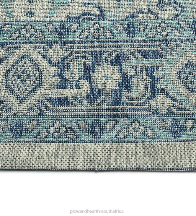 Houseware Plow & Hearth Indoor/Outdoor Lake Placid Damask Polypropylene Rug NFLB1401
