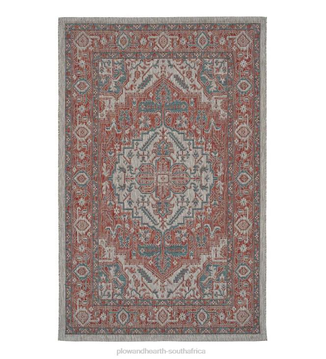 Houseware Plow & Hearth Indoor/Outdoor Lake Placid Damask Polypropylene Rug NFLB1401