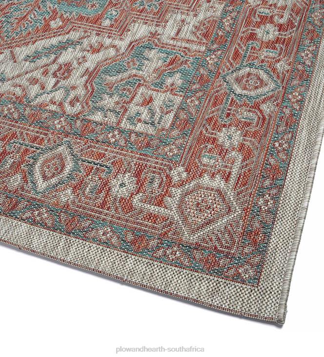 Houseware Plow & Hearth Indoor/Outdoor Lake Placid Damask Polypropylene Rug NFLB1401
