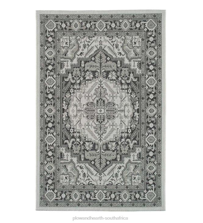 Houseware Plow & Hearth Indoor/Outdoor Lake Placid Damask Polypropylene Rug NFLB1401