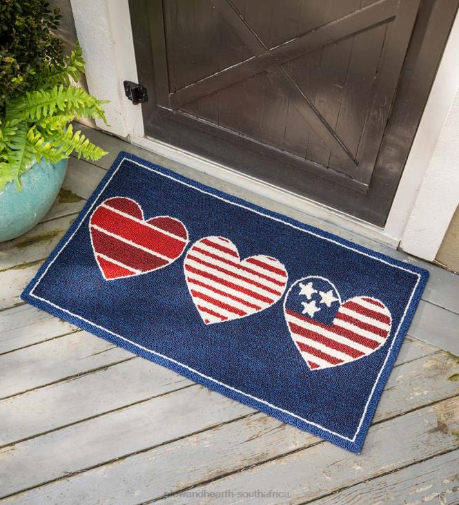 Houseware Plow & Hearth Indoor/Outdoor Land That I Love Polypropylene Hooked Rug NFLB1326