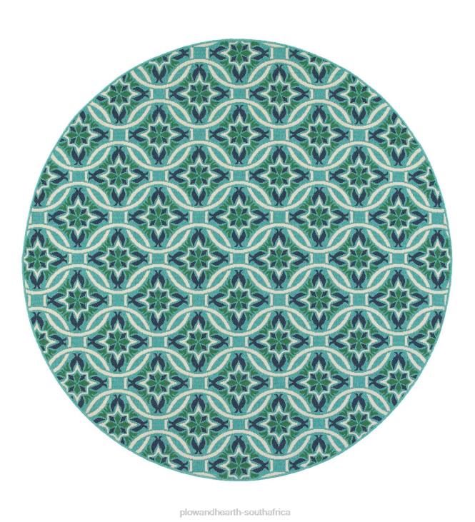 Houseware Plow & Hearth Indoor/Outdoor Lexington Medallion Rug NFLB1288