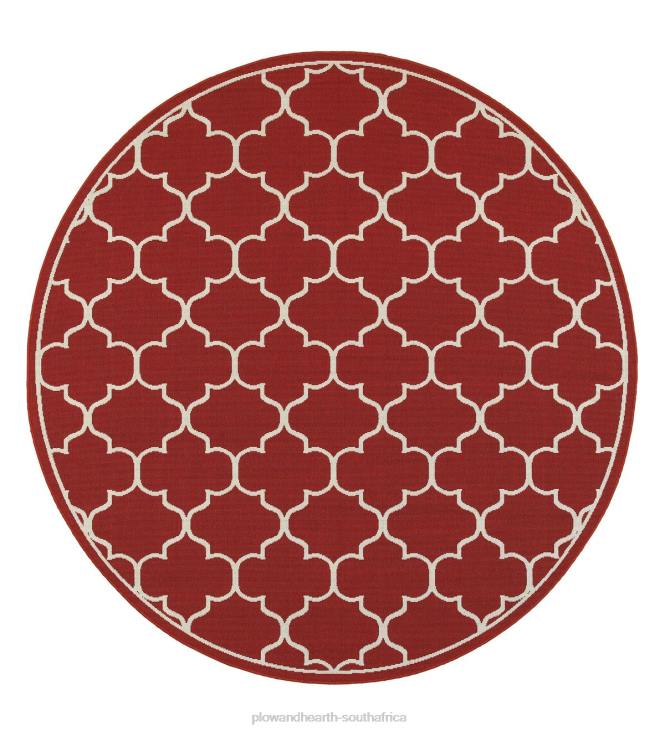 Houseware Plow & Hearth Indoor/Outdoor Lexington Quatrefoil Rug NFLB1290