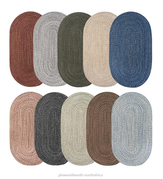Houseware Plow & Hearth Indoor/Outdoor Oval Pine Creek Braided Polypropylene Rug NFLB1356