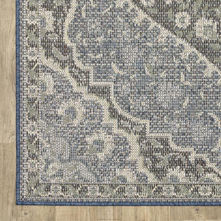 Houseware Plow & Hearth Indoor/Outdoor Riverbend Vintage Polypropylene Rug NFLB1407