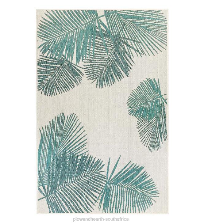 Houseware Plow & Hearth Indoor/Outdoor Textured Palms Polypropylene Rug NFLB1360