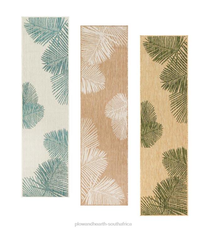 Houseware Plow & Hearth Indoor/Outdoor Textured Palms Polypropylene Rug NFLB1360
