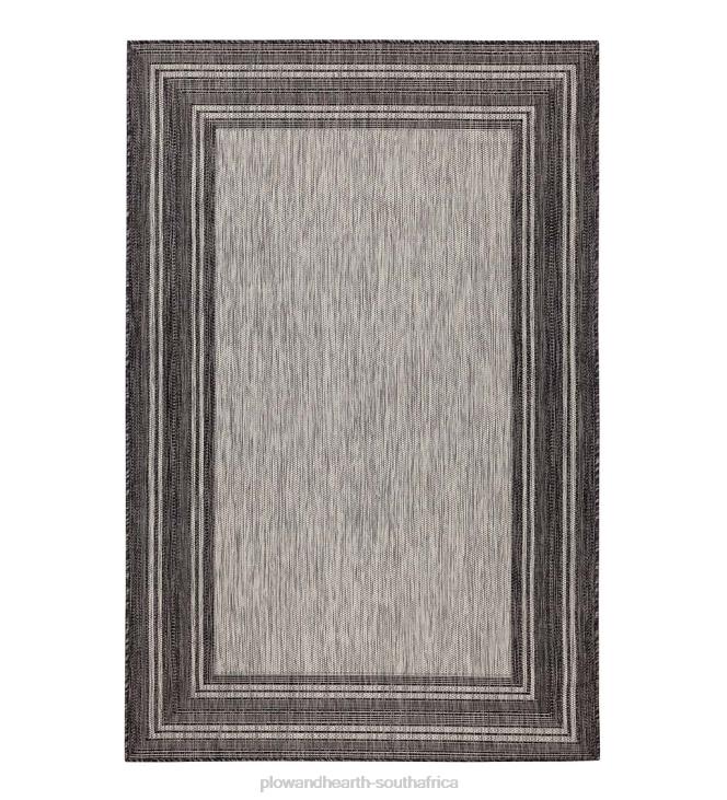 Houseware Plow & Hearth Indoor/Outdoor Textured Polypropylene Border Rug NFLB1371
