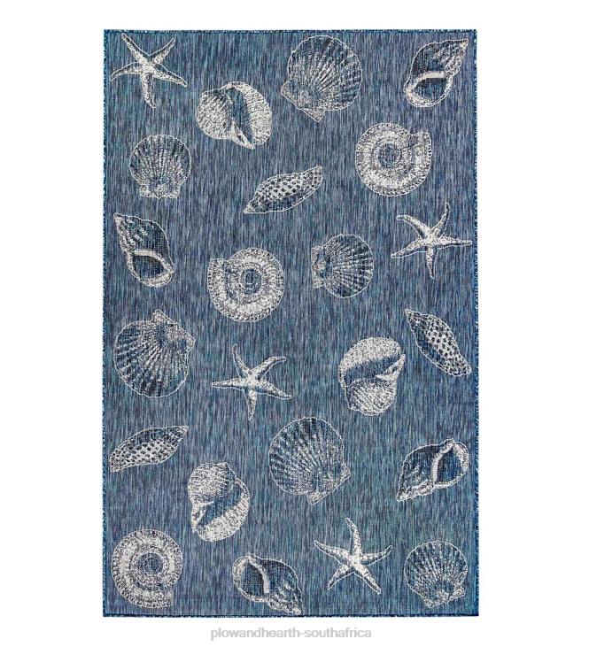 Houseware Plow & Hearth Indoor/Outdoor Textured Shells Polypropylene Rug NFLB1367