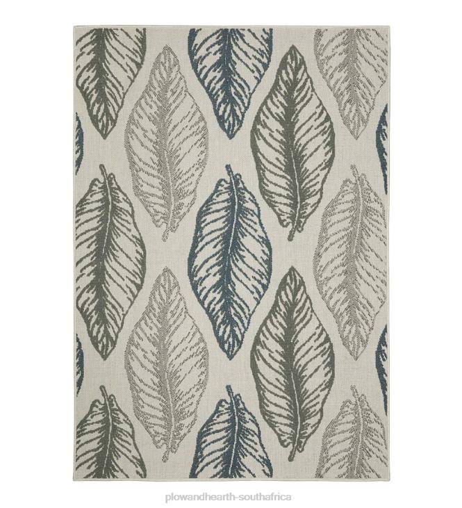 Houseware Plow & Hearth Indoor/Outdoor York Leaves Polypropylene Rug NFLB1457