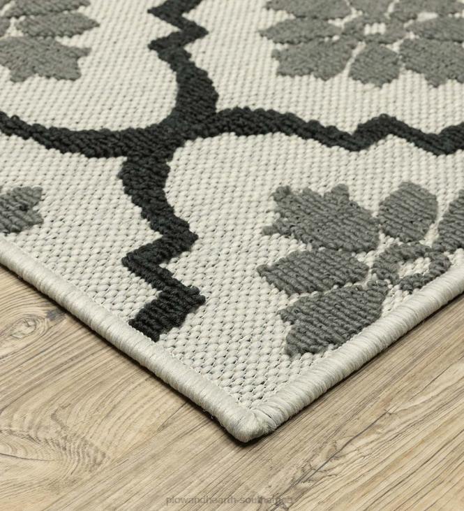 Houseware Plow & Hearth Indoor/Outdoor York Tilework Polypropylene Rug NFLB1453