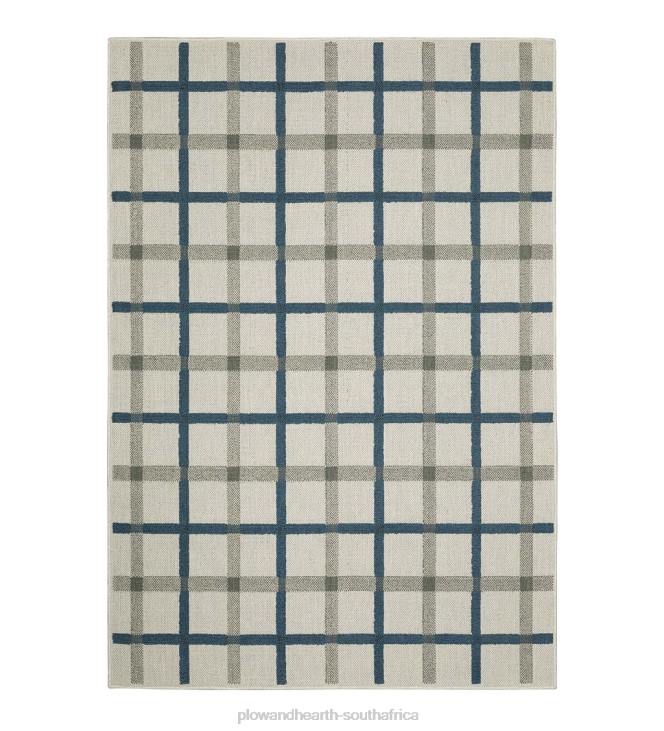 Houseware Plow & Hearth Indoor/Outdoor York Windowpane Polypropylene Rug NFLB1450