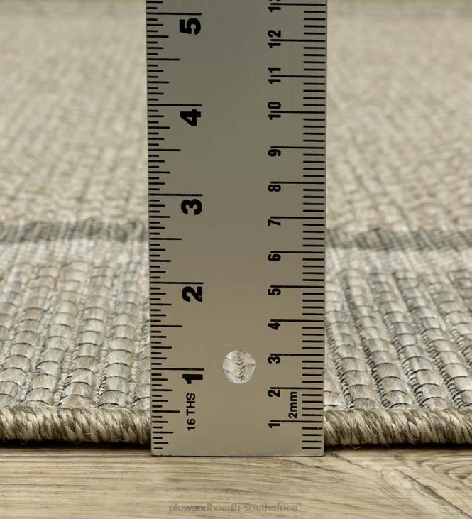 Houseware Plow & Hearth Indoor/Outdoor Yucatan Border Polypropylene Rug NFLB1413