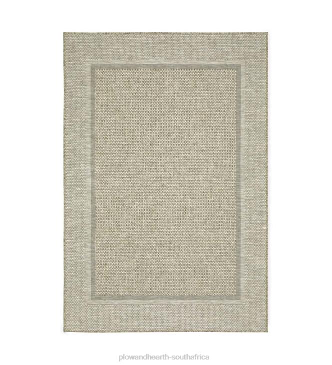 Houseware Plow & Hearth Indoor/Outdoor Yucatan Border Polypropylene Rug NFLB1413