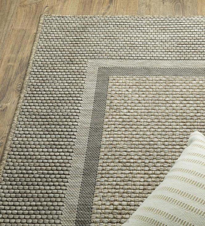 Houseware Plow & Hearth Indoor/Outdoor Yucatan Border Polypropylene Rug NFLB1413