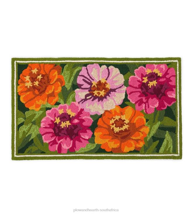 Houseware Plow & Hearth Indoor/Outdoor Zinnia Hooked Polypropylene Accent Rug NFLB1297