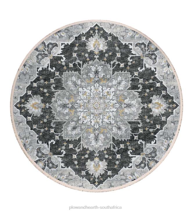 Houseware Plow & Hearth Marietta Diamond Round Rug NFLB1357