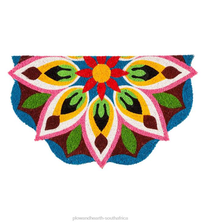 Houseware Plow & Hearth Medallion Shaped Coir Mat NFLB1420