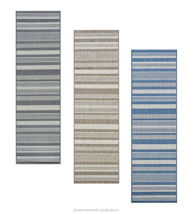 Houseware Plow & Hearth Veranda Striped Indoor/Outdoor Polypropylene Rug NFLB1449