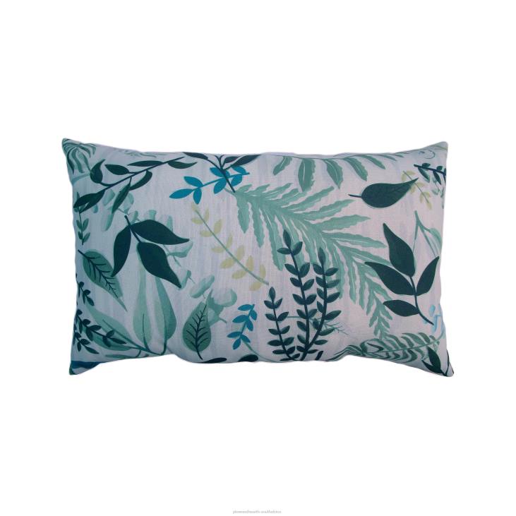 Houseware Plow & Hearth Classic Lumbar Pillow, 19x 12x 5 1/2- Aqua NFLB3142