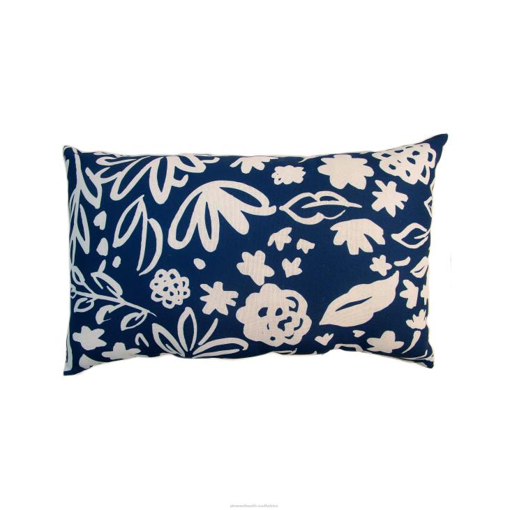 Houseware Plow & Hearth Classic Lumbar Pillow, 19x 12x 5 1/2- Aqua NFLB3142