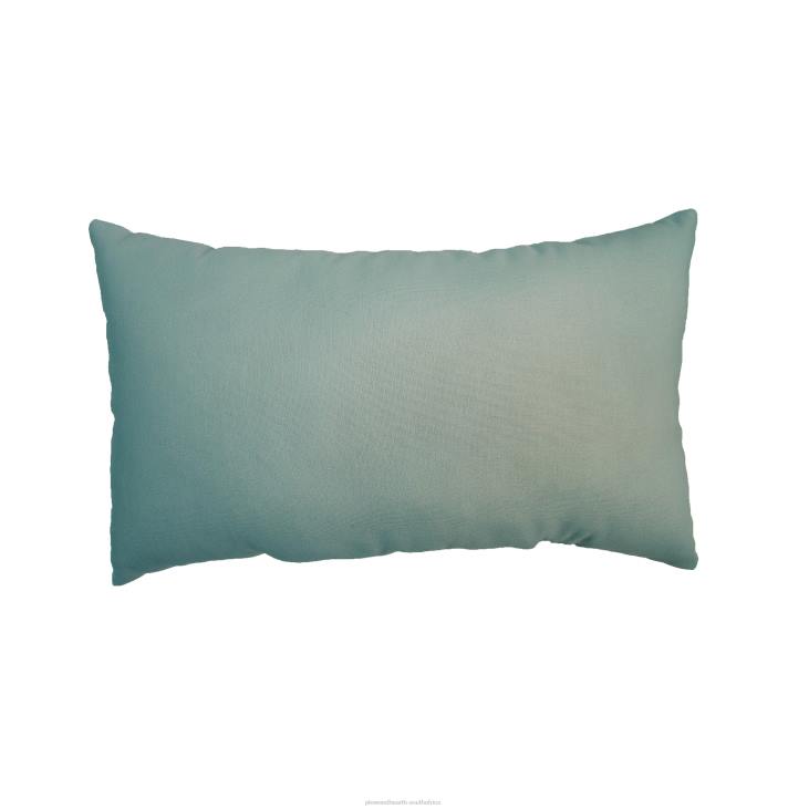 Houseware Plow & Hearth Classic Lumbar Pillow, 19x 12x 5 1/2- Aqua NFLB3142